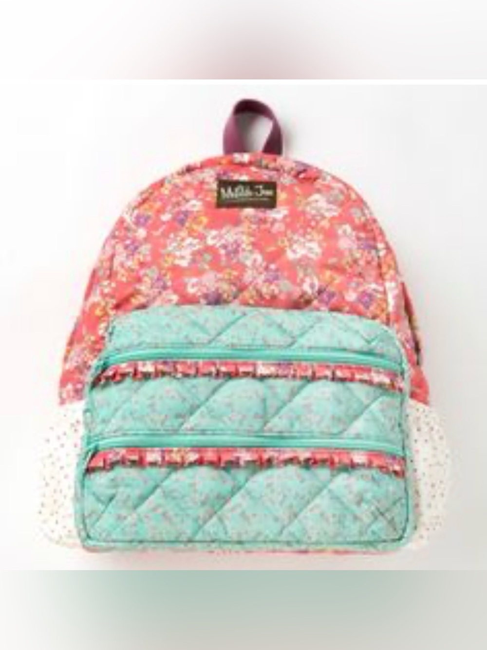 Matilda Jane Quilted Floral Backpack.
